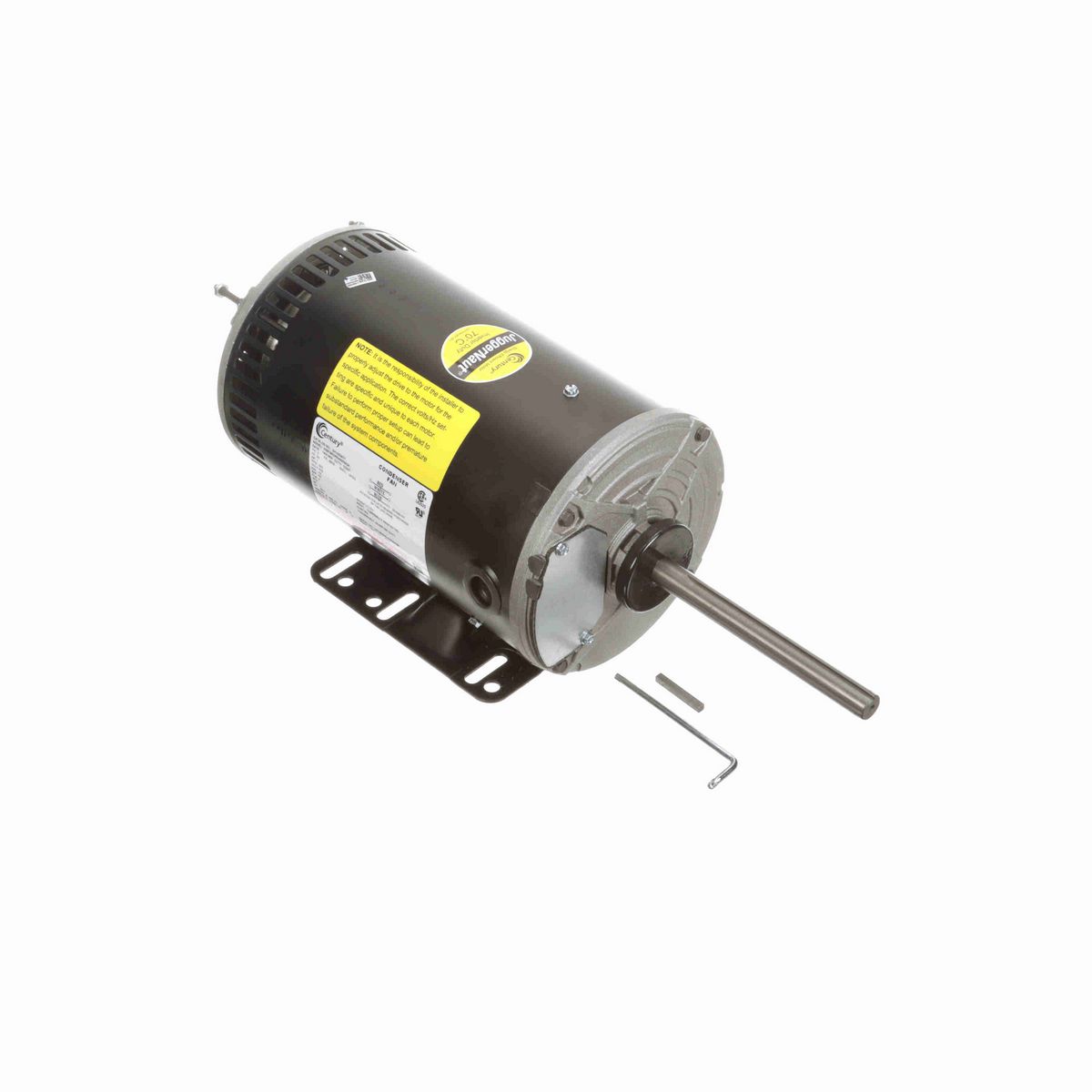 Century JuggerNaut® Condenser Fan Motor, 1 HP, 3 Ph, 60 Hz, 575 V, 900 RPM, 56HZ Frame, OPAO - 5H1053AV1