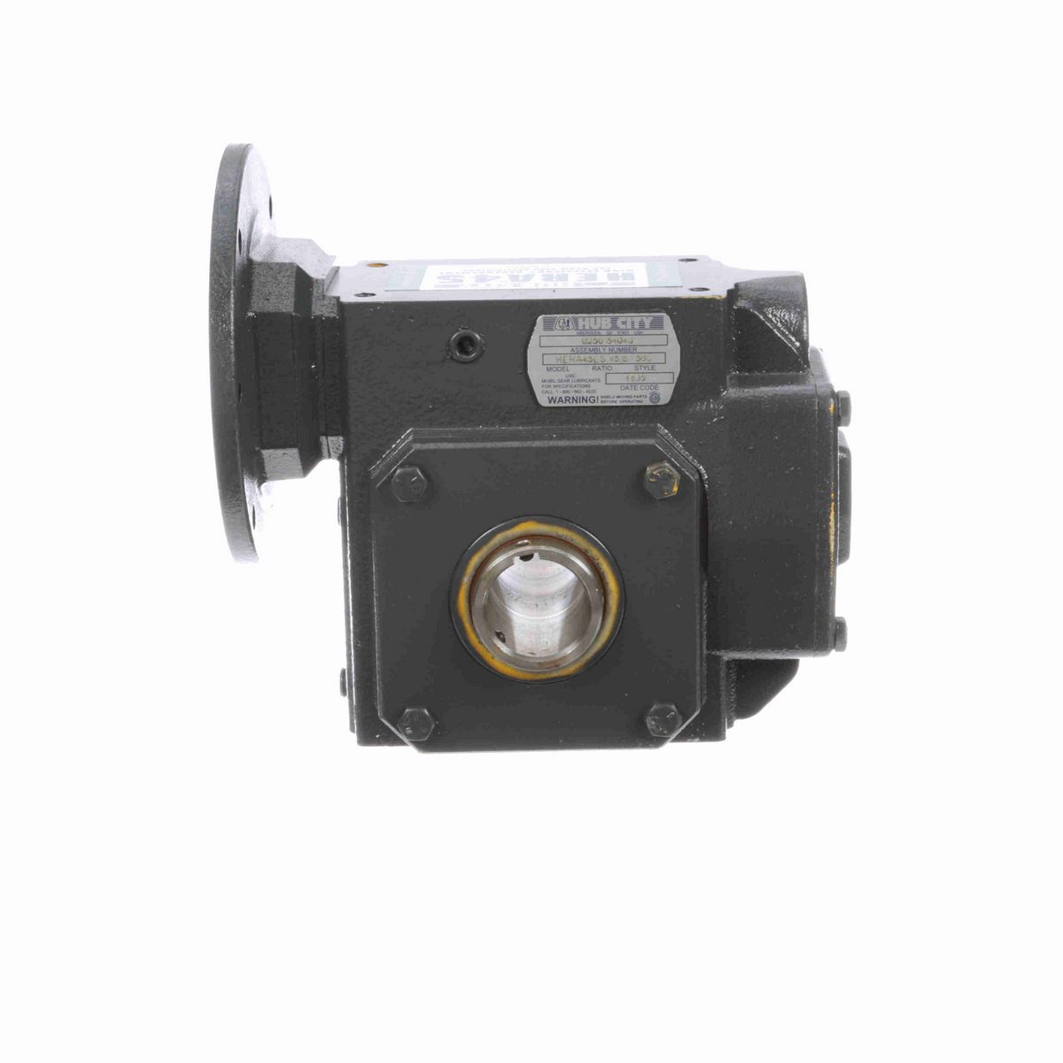 Hub City HERA Gear Reducer HERA Cast Iron Helical-Hypoid Reducer - HERA45ES 15.60 56C 1.500