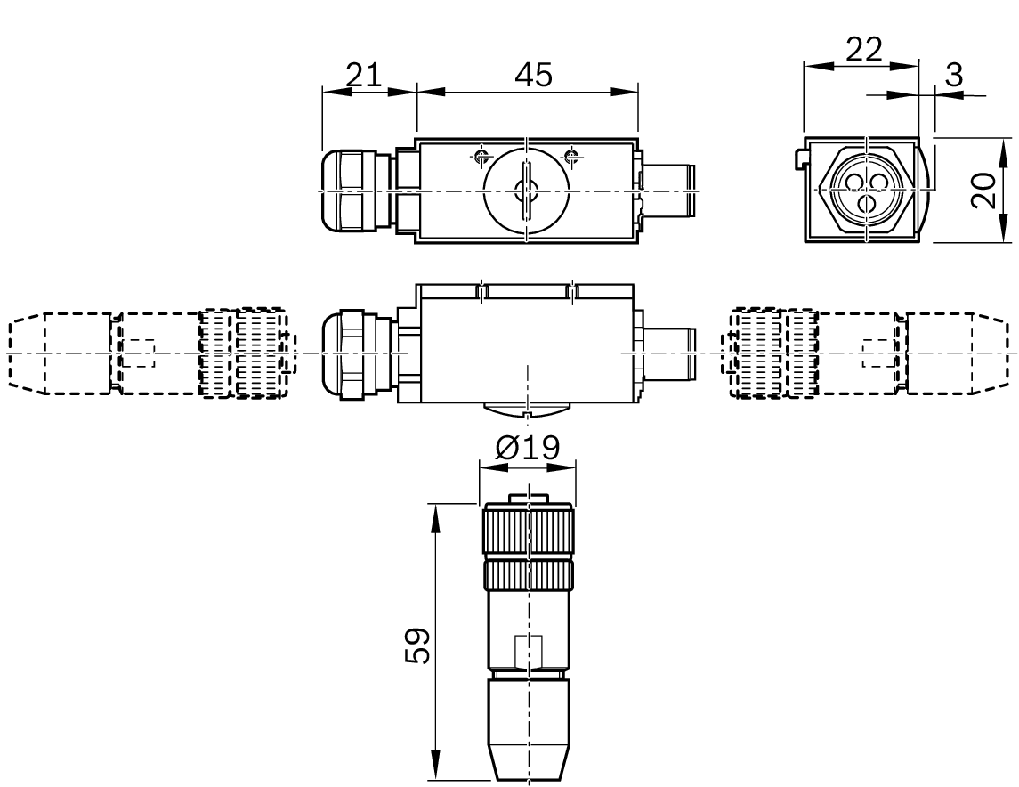 Гнездо и разъем Bosch Rexroth BG [R117560102]