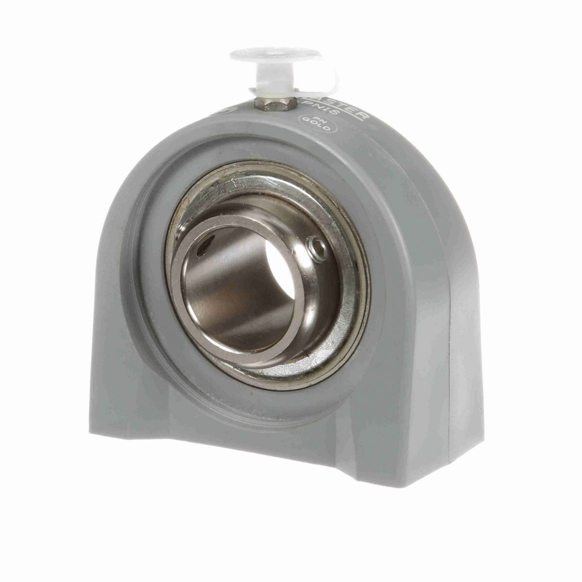 Sealmaster Mounted Composite Tapped Base Pillow Block Ball Bearing - 52100 Bearing Steel, Phosphorus Nickel Coated - Setscrew Lock - Corrosion Resistant - CRTBC-PN16