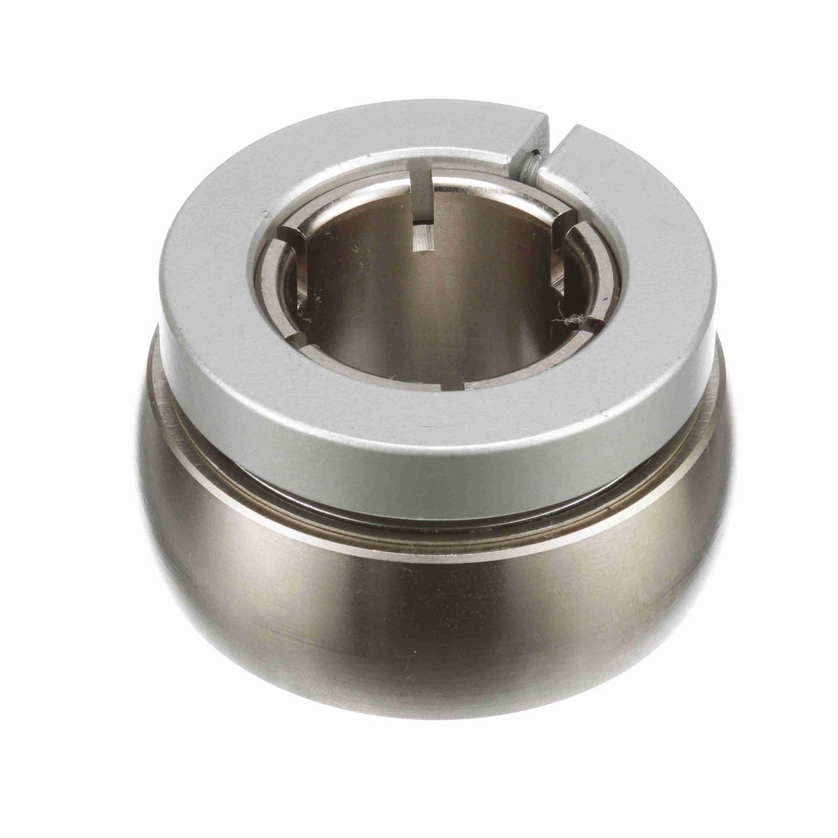 Sealmaster Mounted Insert Only Ball Bearing - 52100 Bearing Steel, Phosphorus Nickel Coated - Concentric Lock - Corrosion Resistant - PN-206T