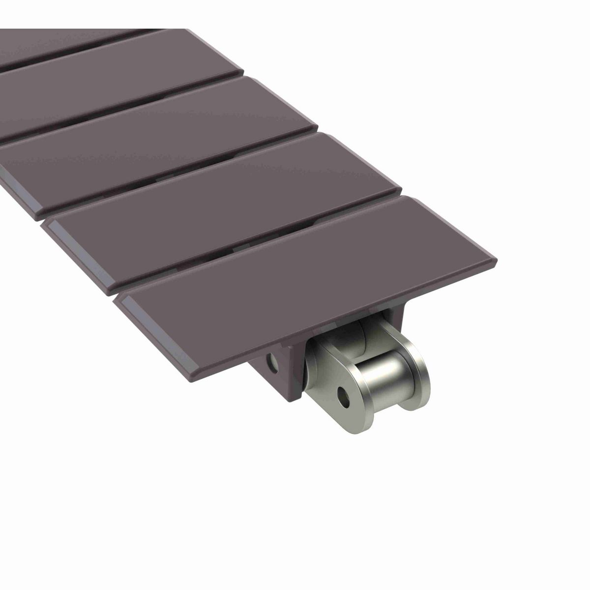 Rexnord 963 Straight Running Solid Top, Material: Brown High Performance, Width: 3.25in, Pitch: 1.5in - 81414421