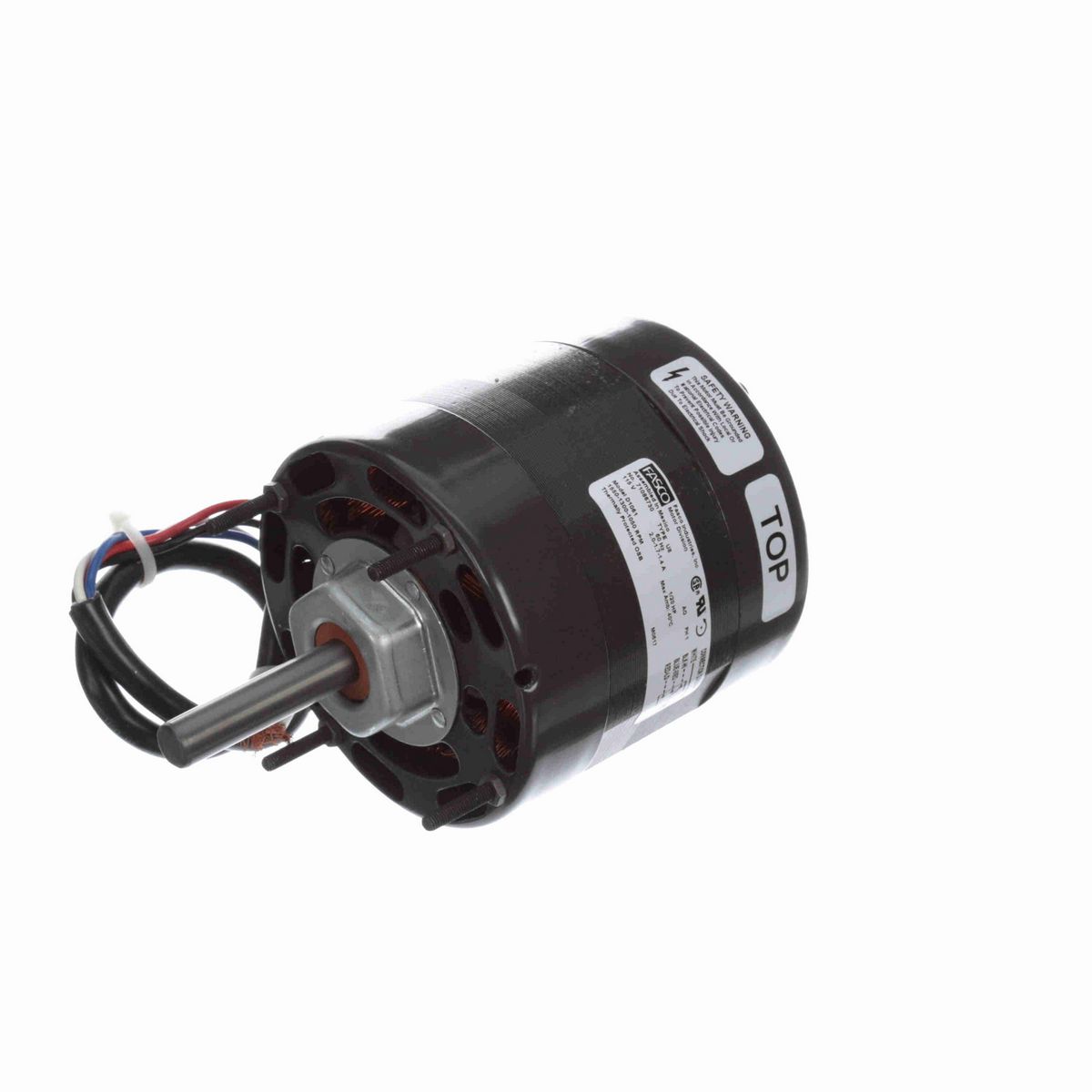 FASCO OEM Replacement Motor, 1/20 HP, 1 Ph, 60 Hz, 115 V, 1550-1300-1050 RPM, 3 Speed, 4.4" Diameter, OAO - D1061