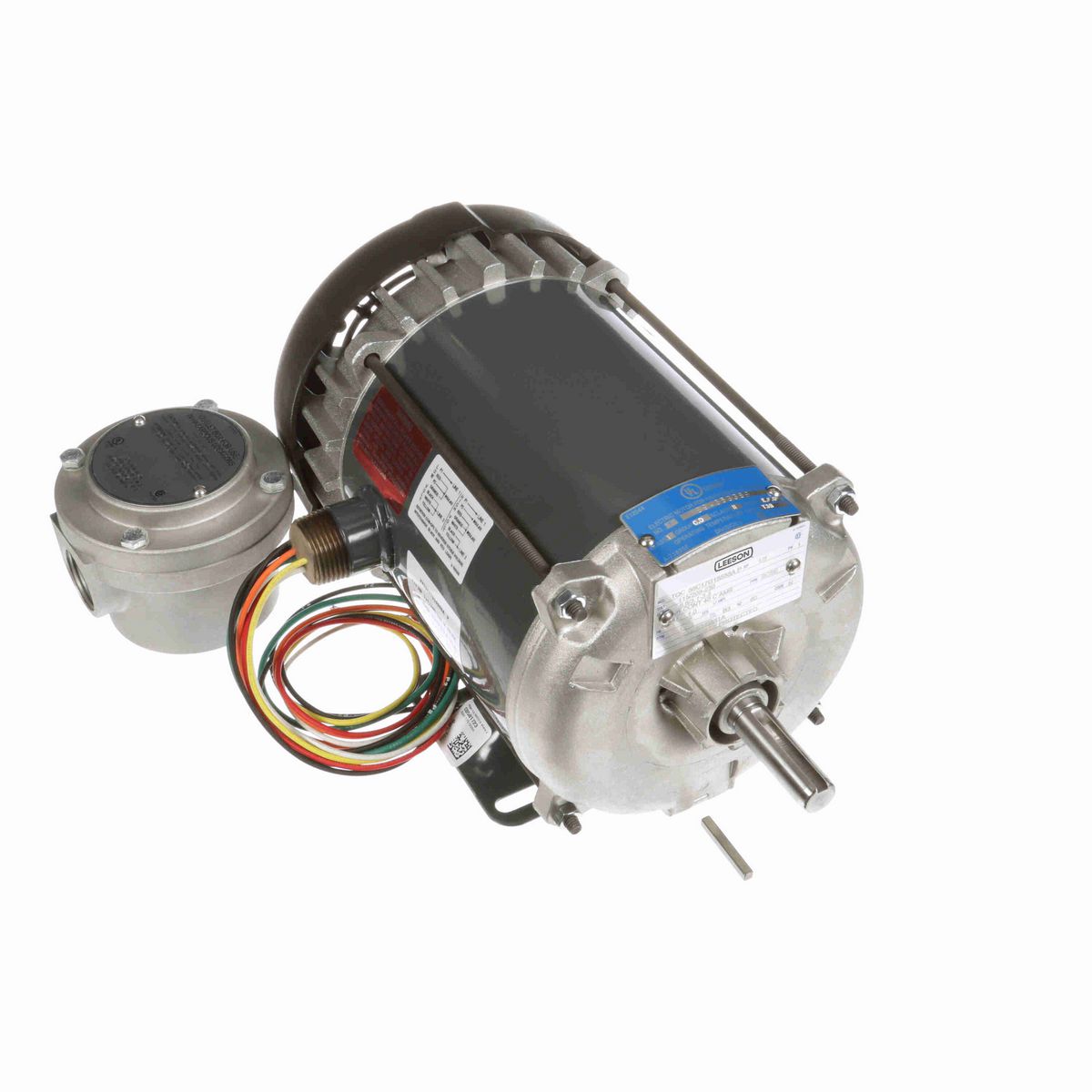 LEESON Explosion Proof Motor, 0.33 HP, 1 Ph, 60 Hz, 115/230 V, 1800 RPM, 56 Frame, EPFC - G651A