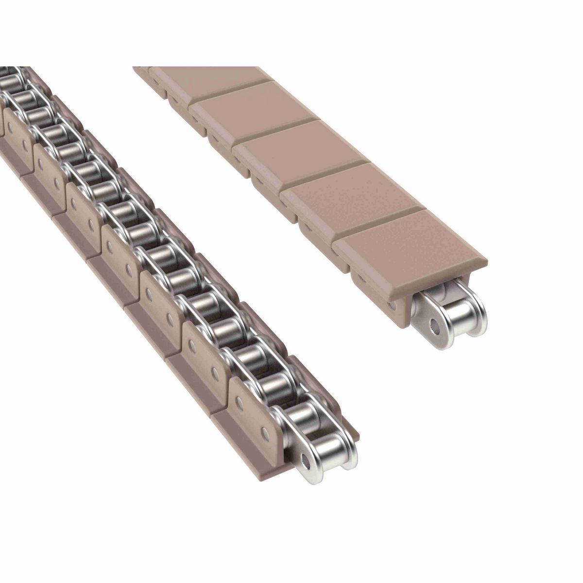 Rexnord 845 Straight Running Solid Top, Material: Tan Low Friction, Width: 1.13in, Pitch: 1in - 81405862