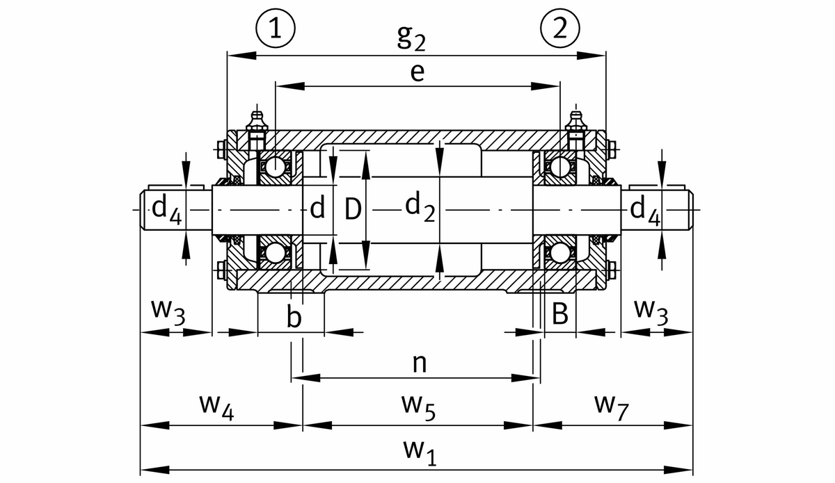 Узел стационарного корпуса FAG VRE306-F
