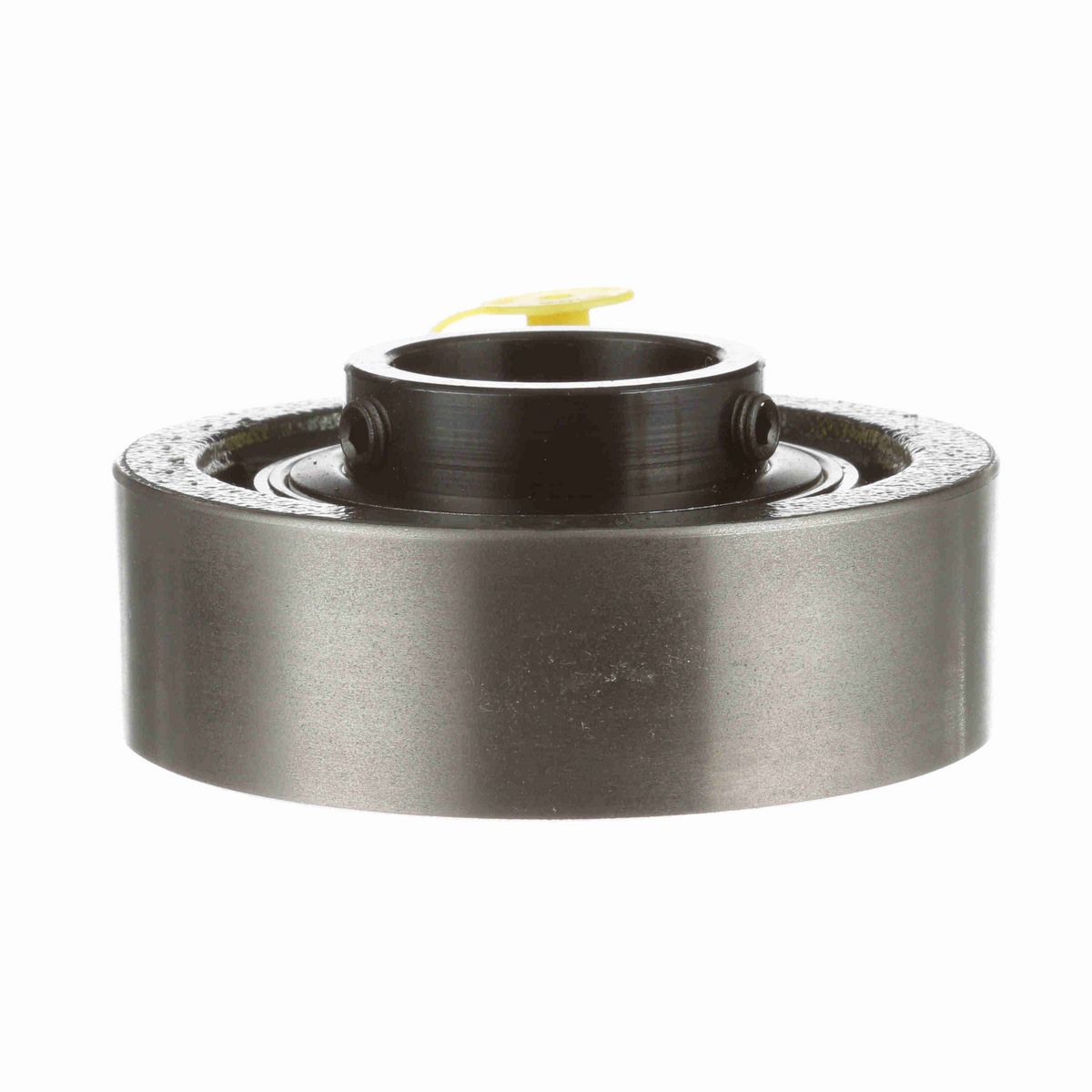 Sealmaster Mounted Cast Iron Cylindrical Cartridge Ball Bearing - 52100 Bearing Steel, Black Oxided - Setscrew Lock - SC-23