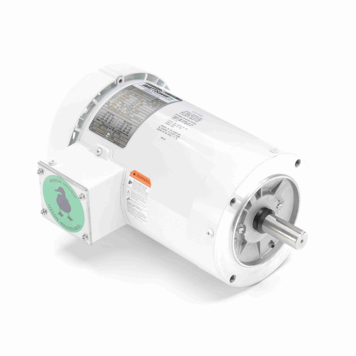 LEESON White Duck™ General Purpose Motor, 1.50 HP, 3 Ph, 60 Hz, 230/460 V, 1800 RPM, 145TC Frame, TEFC - 122180.00