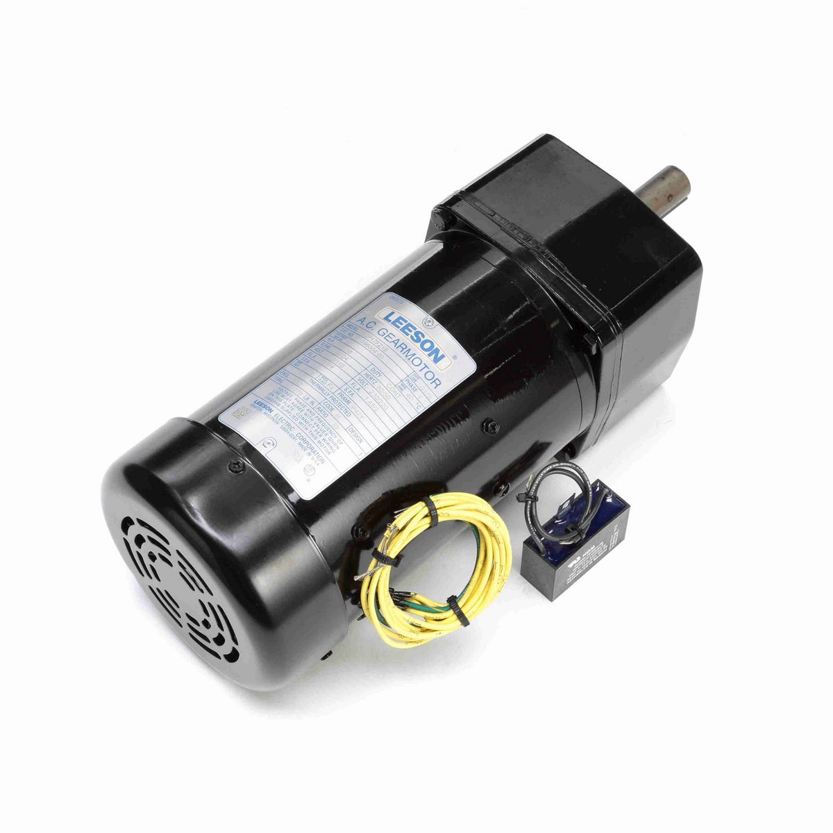 LEESON Parallel Shaft Gearmotor, 0.16 HP, 1 Ph, 60 Hz, 110 V, 29 RPM, P42Y Frame, TEFC - 096004.00