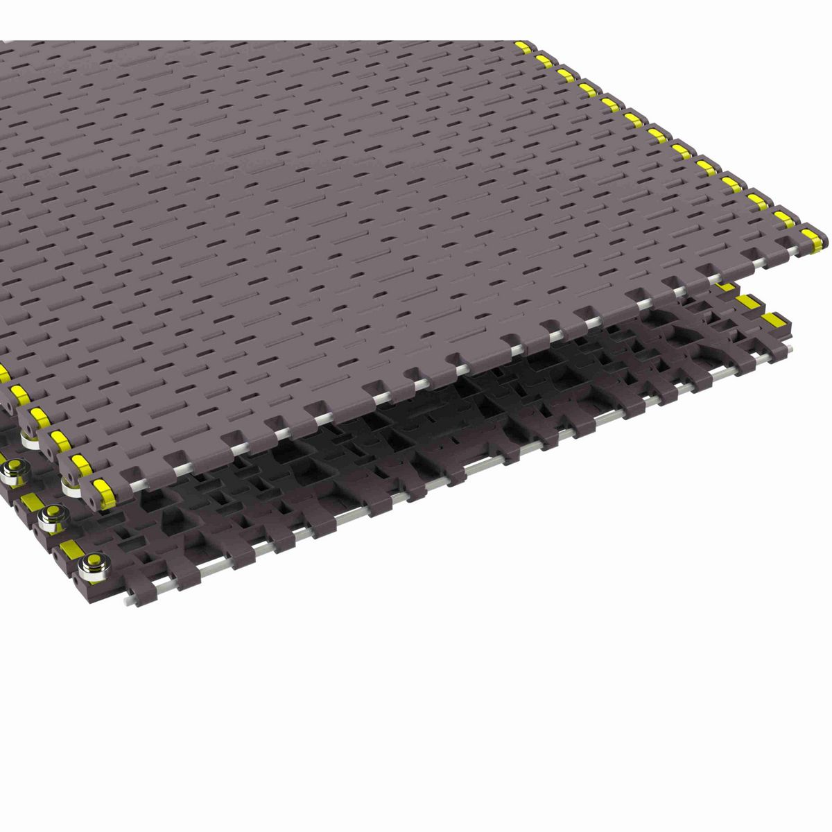 Rexnord 7956B Side-flexing Flush Grid, Material: Brown High Performance, Width: 24in, Pitch: 1.25in - 81450541