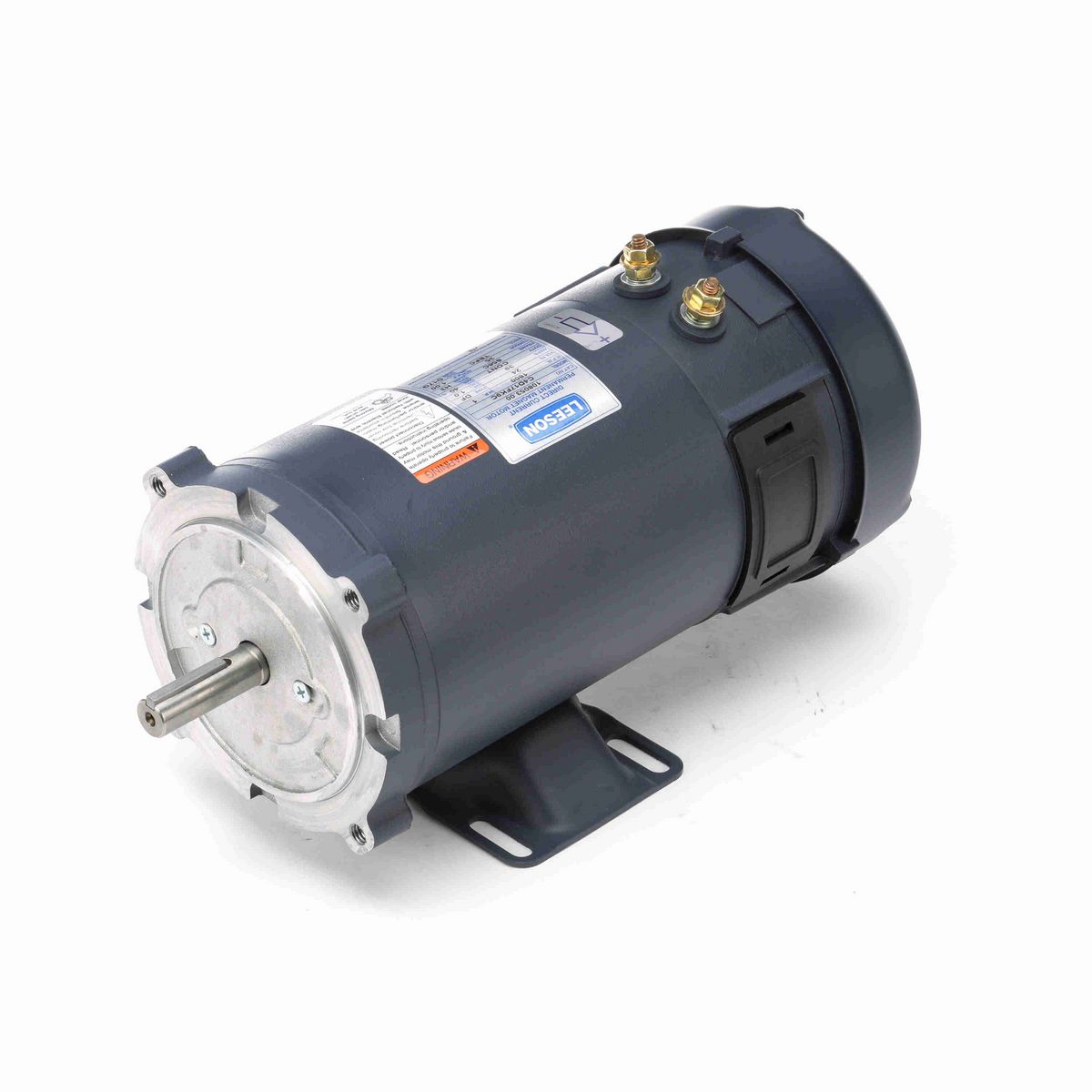 LEESON Low Voltage Motor, 1 HP, 24 V, 1800 RPM, S56C Frame, TEFC - 108053.00