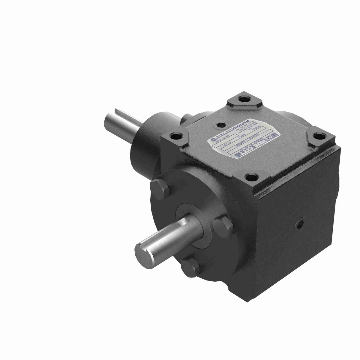 Hub City Bevel Gear Drives Cast Iron Bevel Reducer - M3 1/1 C,F ST