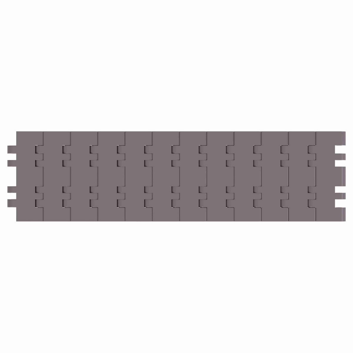 Rexnord 7705M Straight Running Solid Top, Material: Brown High Performance, Width: 84mm, Pitch: 1in - 81421631