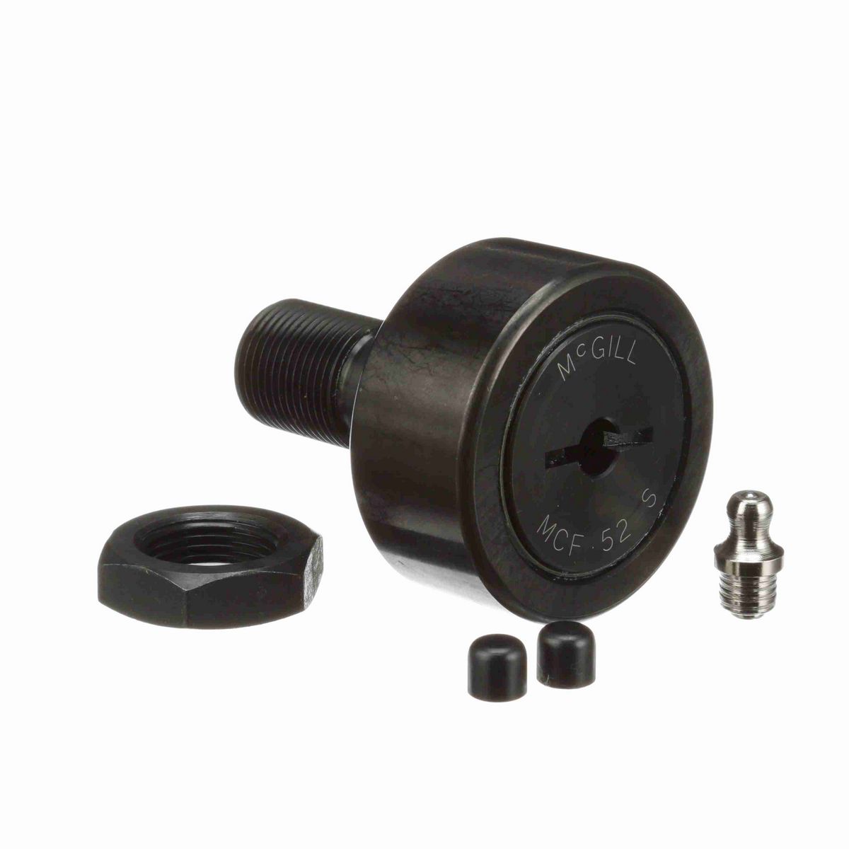 Опорный ролик с цапфой McGill CAMROL MCF 52, бочкообразный, со шлицем под отвёртку, метрический