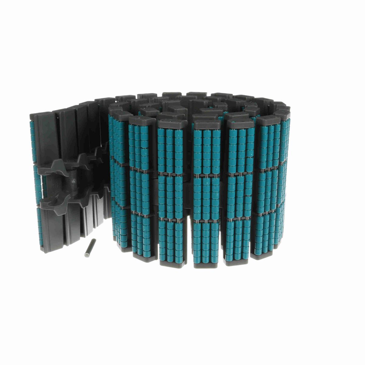 System Plast 882TAB LBP Side-flexing Low Backline Pressure, Material: Gray Low Friction, Width: 7.5in, Pitch: 1.5in - LFG882LBP-TAB-K750