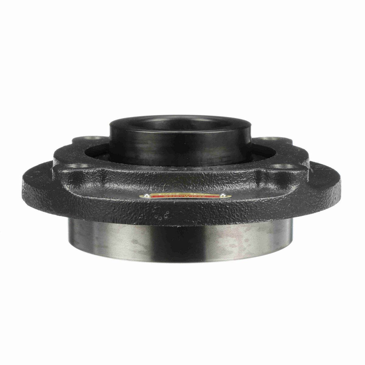 Sealmaster Mounted Cast Iron Flange Cartridge Ball Bearing - 52100 Bearing Steel, Black Oxided - Setscrew Lock - MFC-39