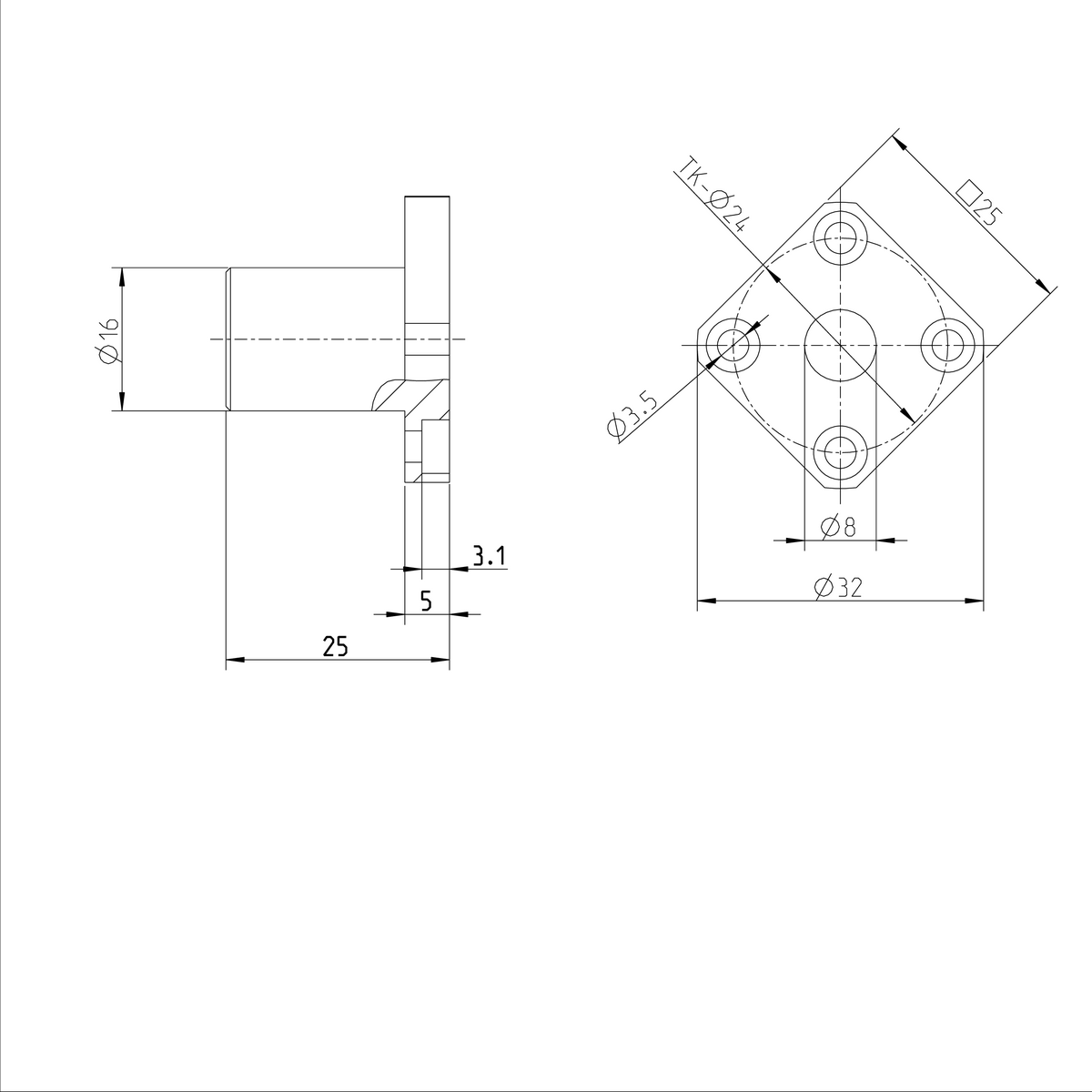 Фланцевая линейная втулка Bosch Rexroth KBMF-8-DD [R074050800]