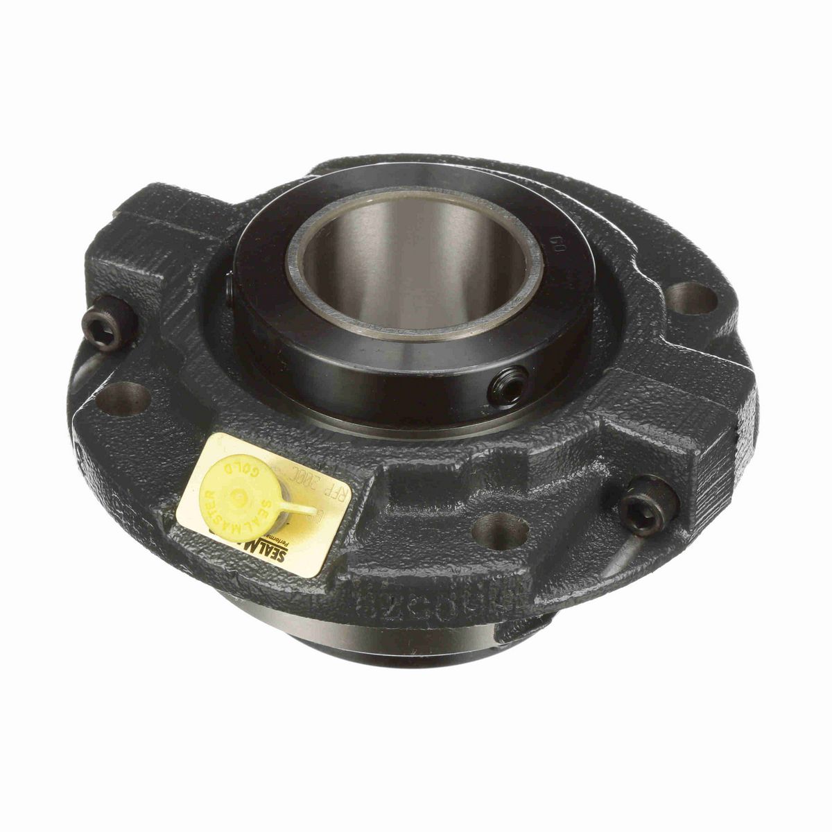 Sealmaster Mounted Cast Iron Piloted Flange Tapered Roller - 52100 Bearing Steel - Double Collar Mount Lock - RFP 200C