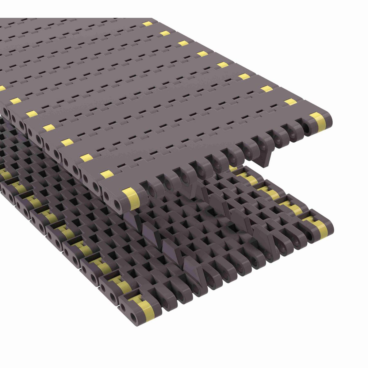 Rexnord 8505 Straight Running Solid Top, Material: Brown High Performance, Width: 4.5in, Pitch: 0.75in - 81418141