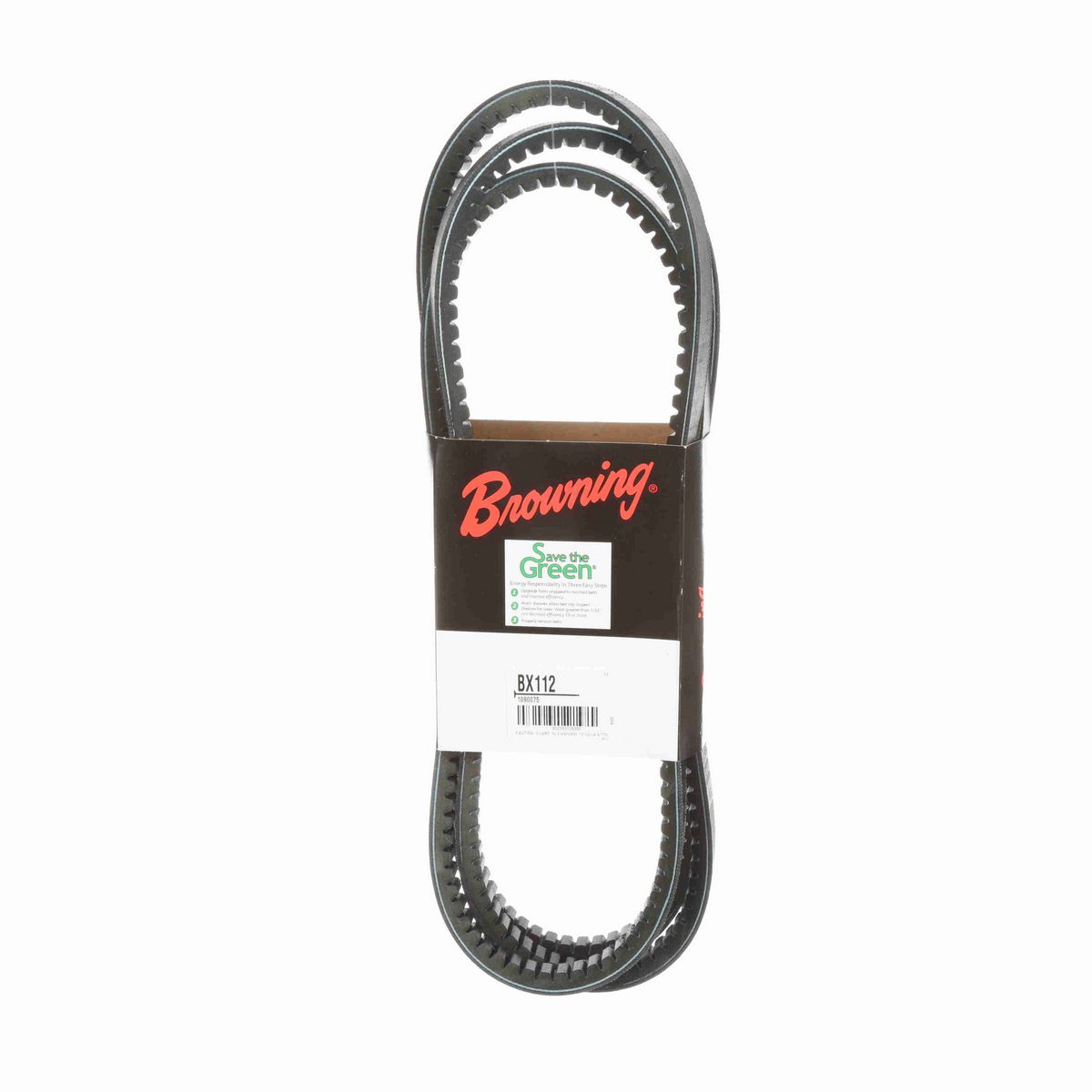 Browning EPDM Notched Belt 98% Efficient - BX112