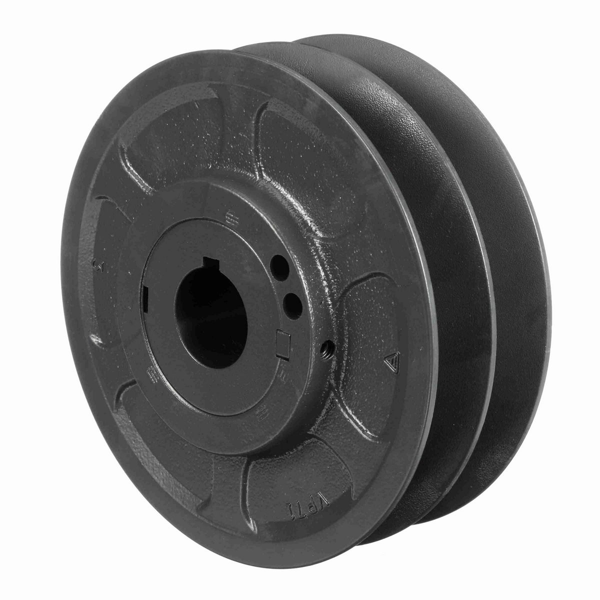 Browning 2 Groove Cast Iron Finish Bore FHP Variable Pitch Sheave - 2VP71X 1 3/8