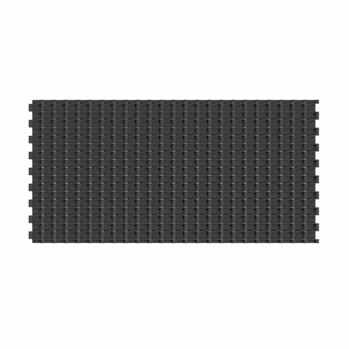 Rexnord 4705 Straight Running Solid Top, Material: Black Melt Resistant, Width: 18in, Pitch: 1.5in - MR4705-18