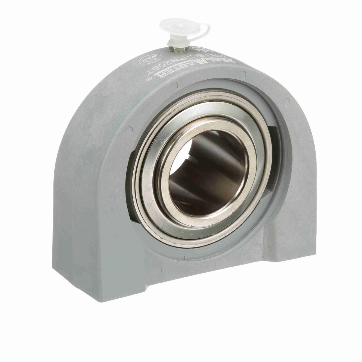 Sealmaster Mounted Composite Tapped Base Pillow Block Ball Bearing - 52100 Bearing Steel, Phosphorus Nickel Coated - Concentric Lock - Corrosion Resistant - CRTBC-PN208T