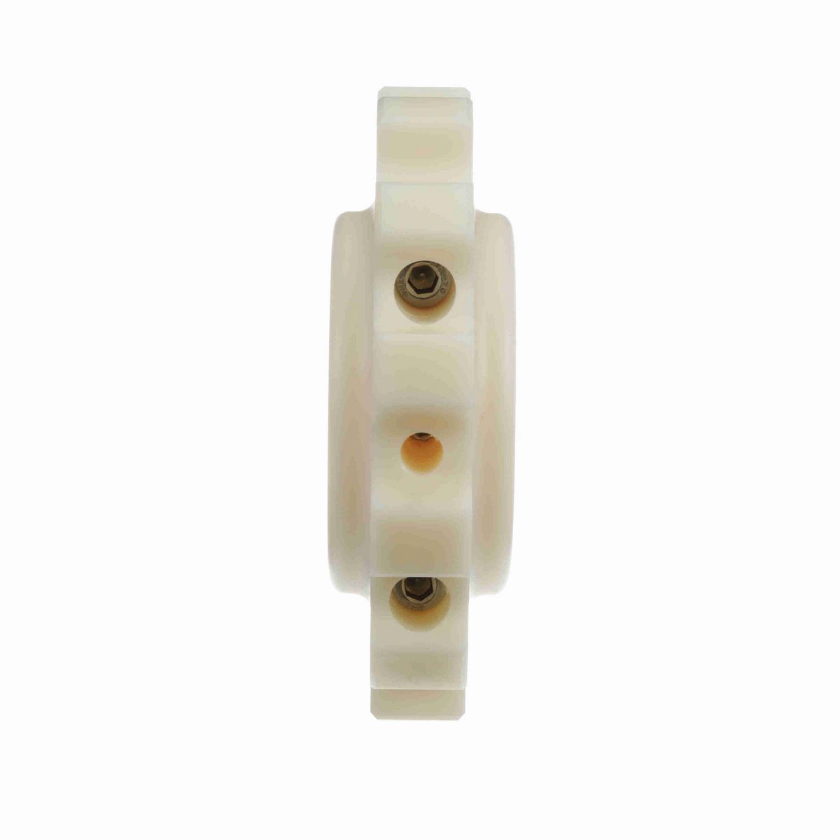 System Plast 882 Series Split Machined Sprocket with 12 Teeth, a 1-1/2in Round Shaft-Ready Bore and Setscrew - 882-12R1.5-DMS-SS