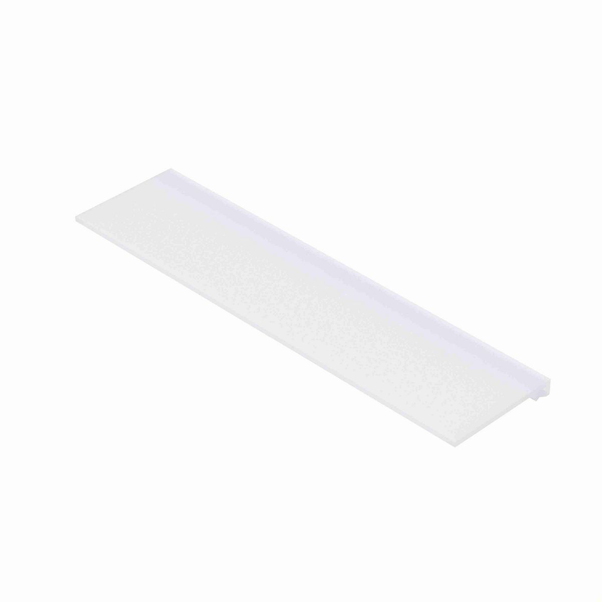 System Plast J-Leg: 3"W X 0.4"H X 120"L White UHMW-PE - VG-J300-125-10