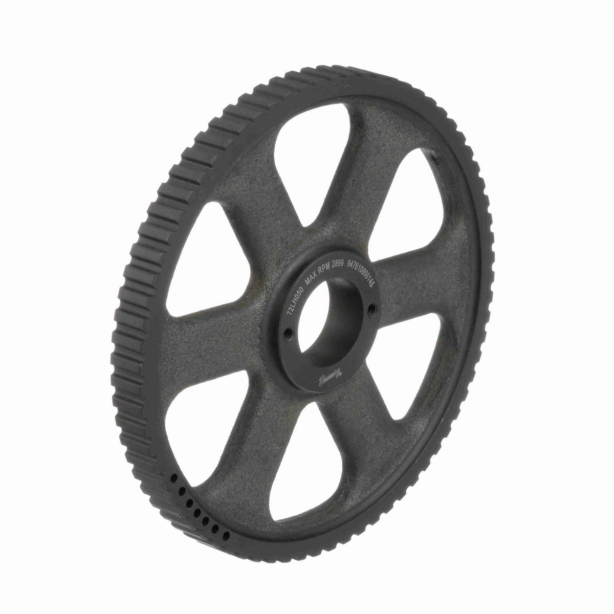 Browning Steel Bushed Bore Gearbelt Pulley - 72LH050