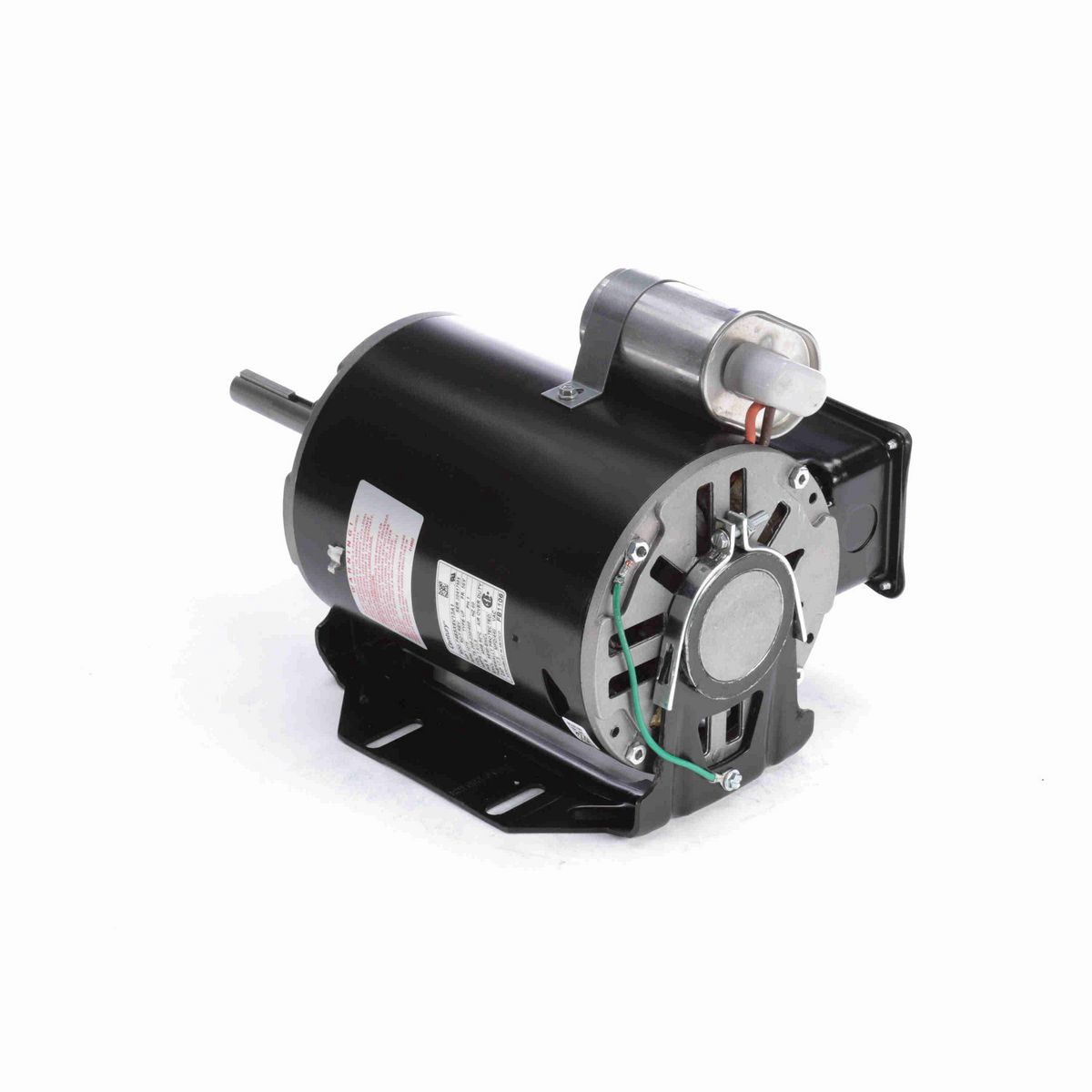 Century Condenser Fan Motor, 1 HP, 1 Ph, 60 Hz, 208-230/460 V, 1075 RPM, 1 Speed, 56 Frame, SEMI ENCLOSED - FB1106