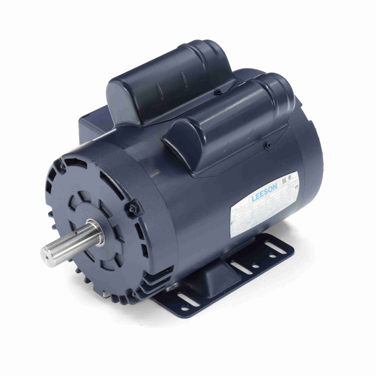 LEESON Air Compressor Motor, 1.50 HP, 1 Ph, 60 Hz, 115/230 V, 1800 RPM, 145T Frame, DP - 120004.00