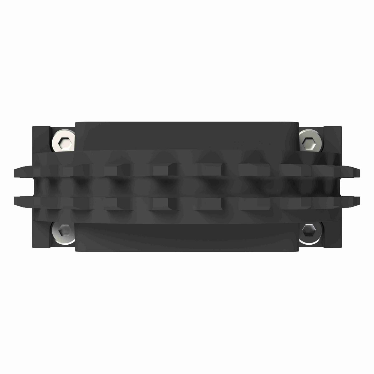 Rexnord 1500 Series Split Molded Nylon Sprocket with 24 Teeth and a 1in Square Bore - 614-347-2
