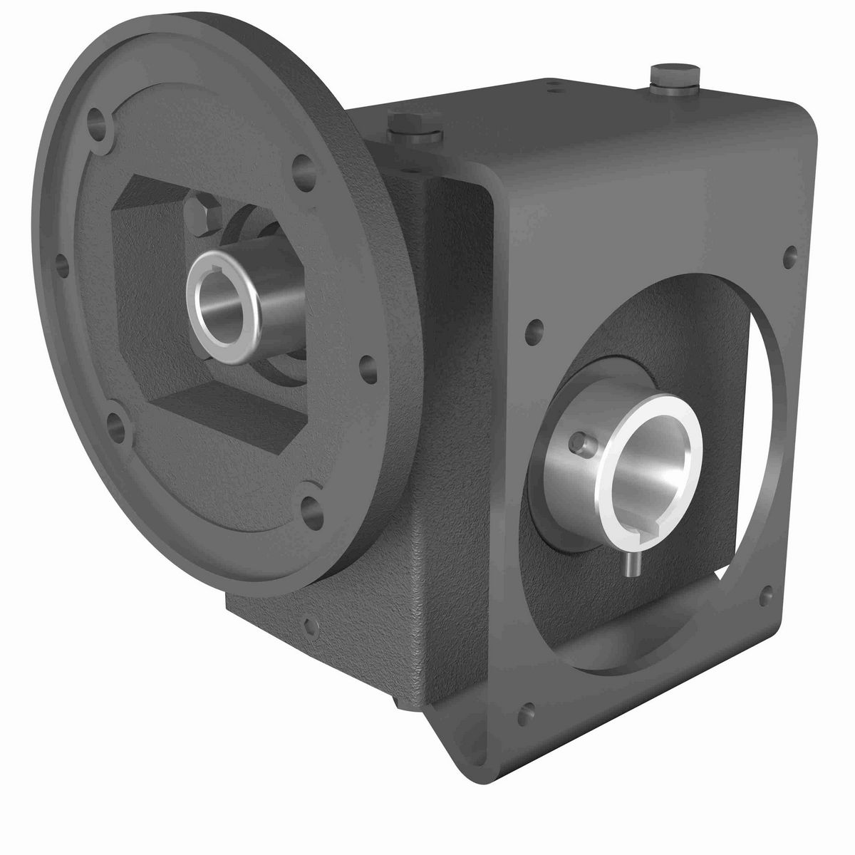 Hub City PowerCubeX Worm Gear Reducer Cast Iron Single-Reduction Worm Reducer - 326 30/1 R WR 213TC 2.000