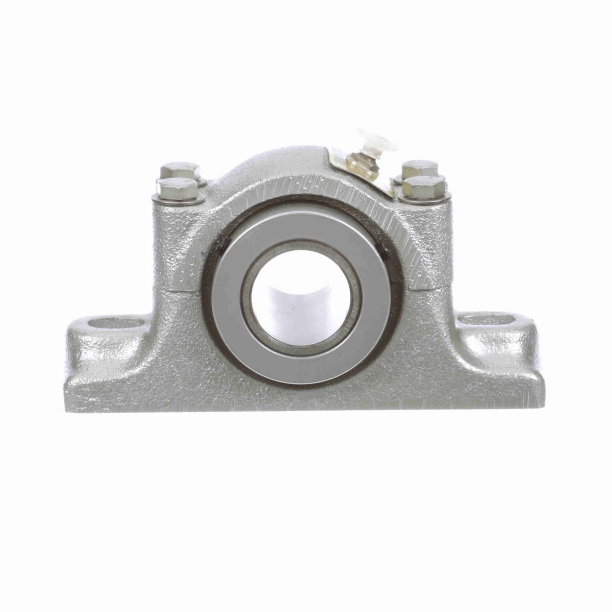 Sealmaster Mounted Flouropolymer Coated Cast Iron Two Bolt Pillow Block Tapered Roller - 52100 Bearing Steel - Double Collar Mount Lock - Corrosion Resistant - RPB 107-C2 CR