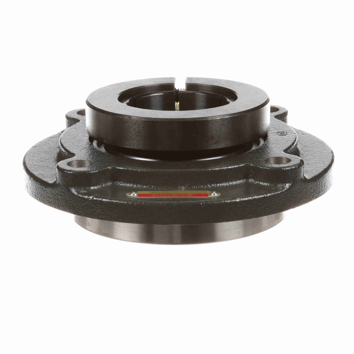 Sealmaster Mounted Cast Iron Flange Cartridge Ball Bearing - 52100 Bearing Steel, Black Oxided - Concentric Lock - MFC-310TMC