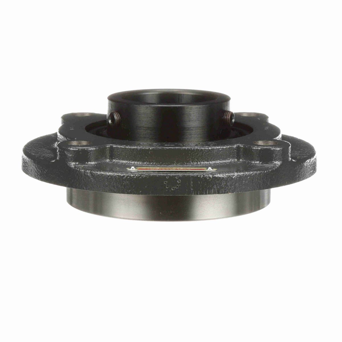 Sealmaster Mounted Cast Iron Flange Cartridge Ball Bearing - 52100 Bearing Steel, Black Oxided - Setscrew Lock - MFC-36C