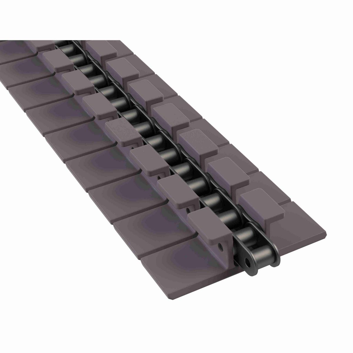 Rexnord 863TAB Straight Running Solid Top, Material: Brown High Performance, Width: 4.5in, Pitch: 0.75in - 81437302