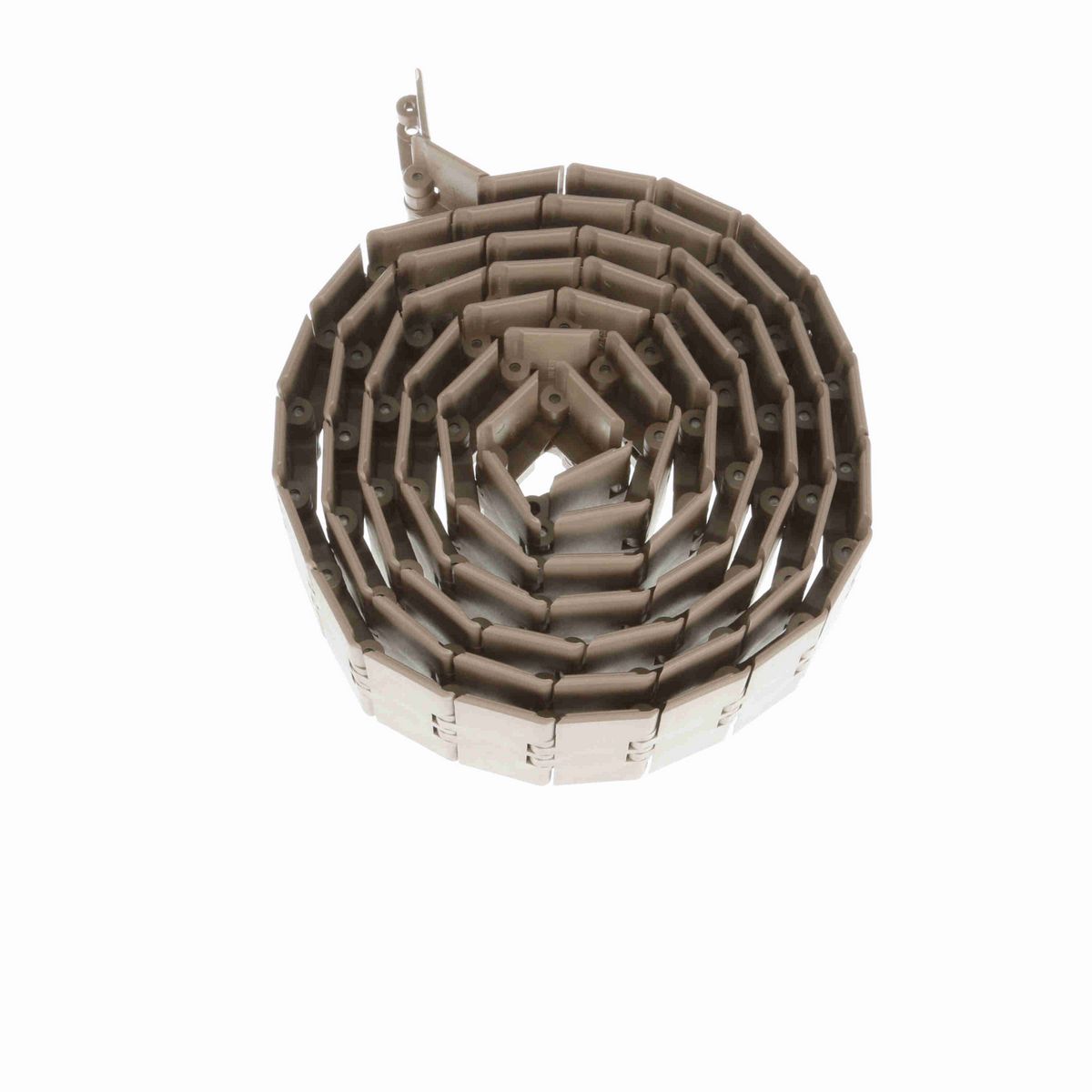 System Plast 820 Straight Running Solid Top, Material: Tan Low Friction, Width: 3.5in, Pitch: 1.5in - LF820-K350