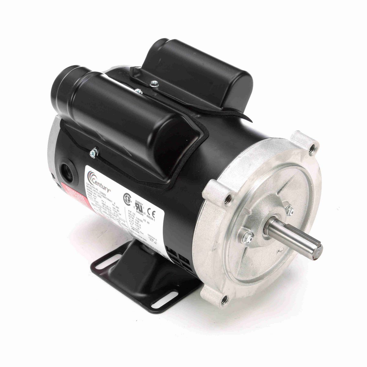 Century General Purpose Motor, 1/3 HP, 1 Ph, 60 Hz, 115/230 V, 1800 RPM, 56C Frame, DP - C235ES