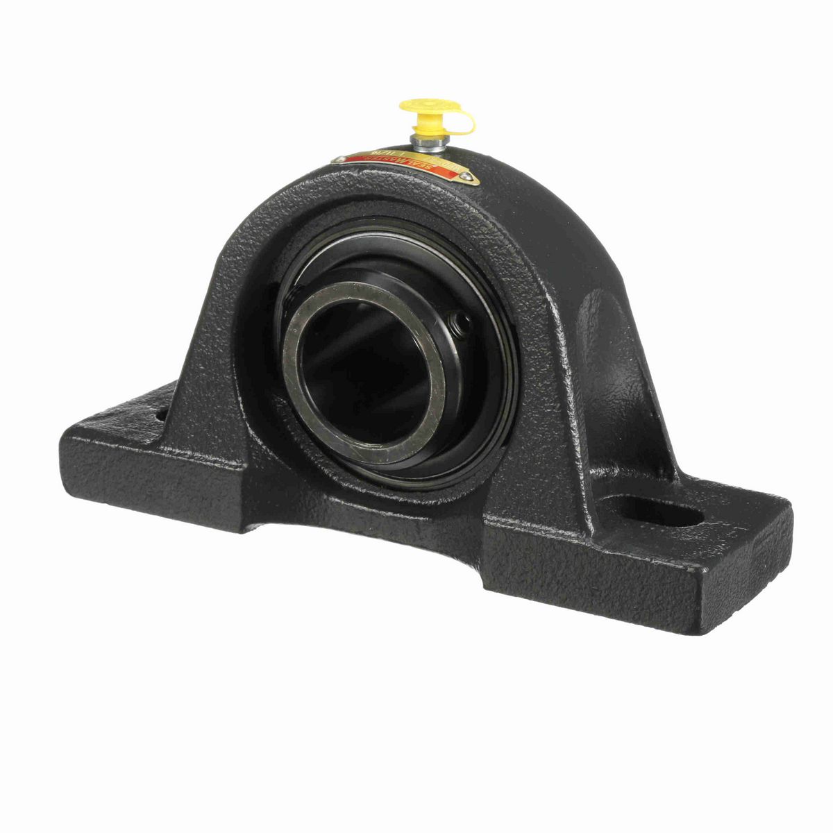 Sealmaster Mounted Cast Iron Two Bolt Pillow Block Ball Bearing - 52100 Bearing Steel, Black Oxided - Double Setscrew Lock - MPD-27