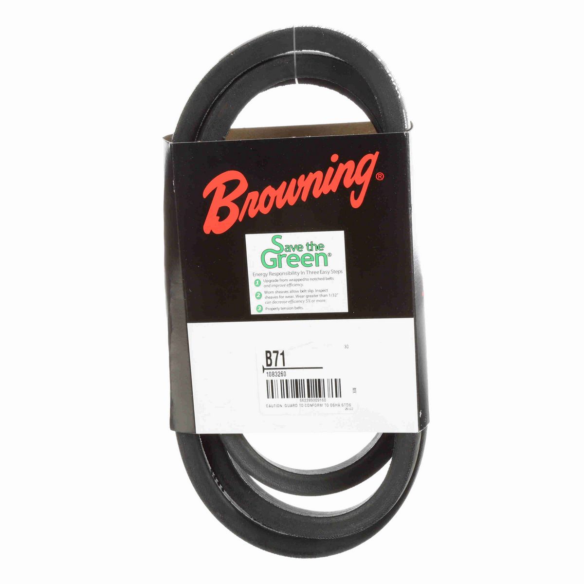 Browning Neoprene Wrapped Belt 95% Efficient - B71