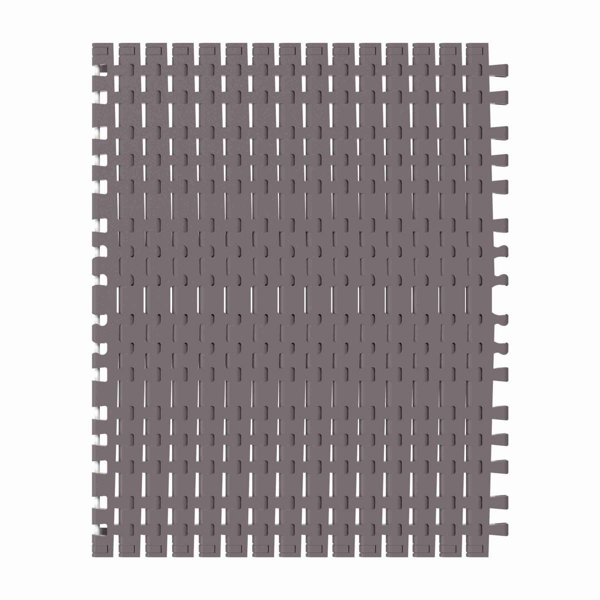 Rexnord 7956TAB Side-flexing Flush Grid, Material: Brown High Performance, Width: 24in, Pitch: 1.25in - 81450471
