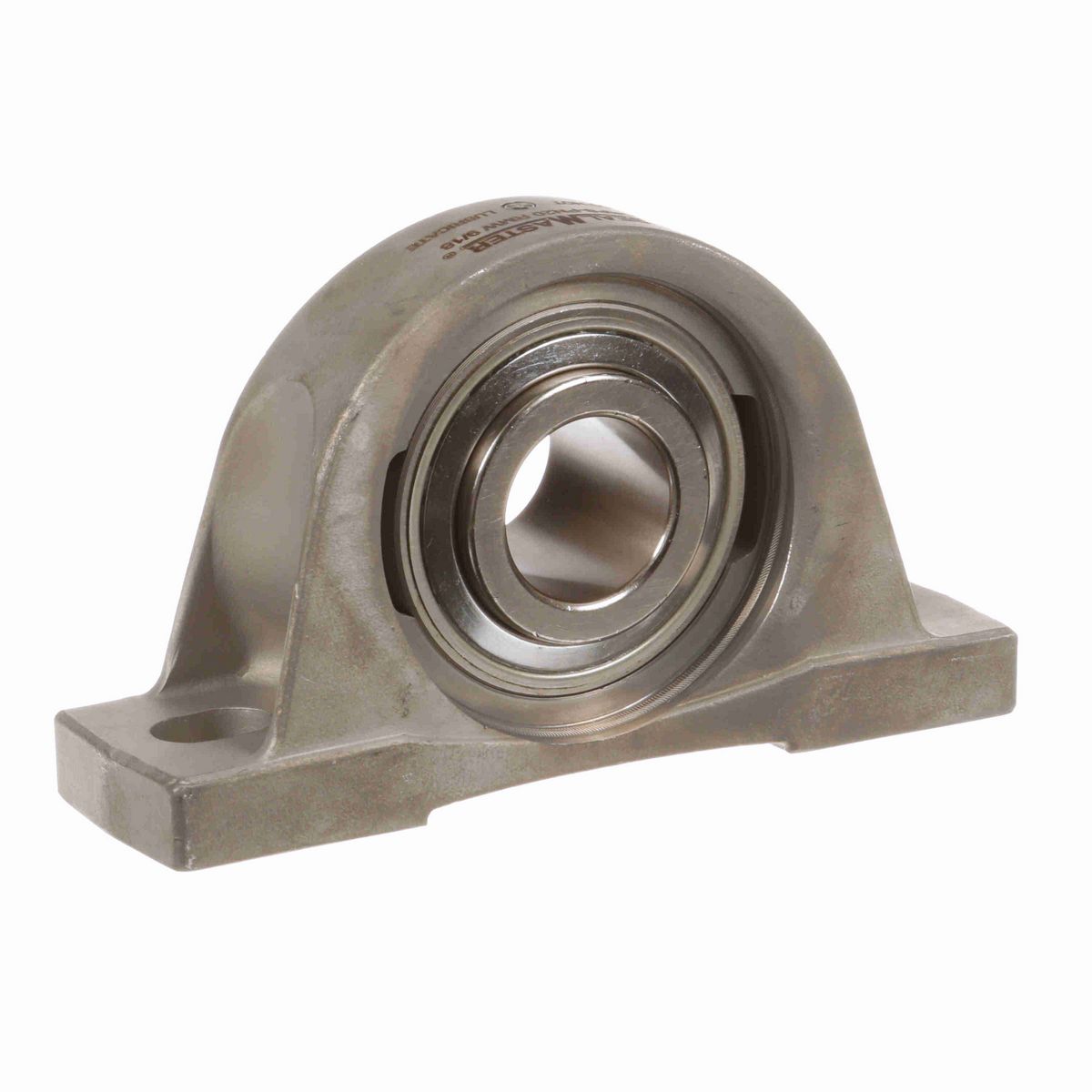 Sealmaster Mounted Stainless Steel Two Bolt Pillow Block Ball Bearing - 52100 Bearing Steel, Phosphorus Nickel Coated - Setscrew Lock - Corrosion Resistant - Reduced Maintenance - Lubed for Life - CRPS-PN20 RMW