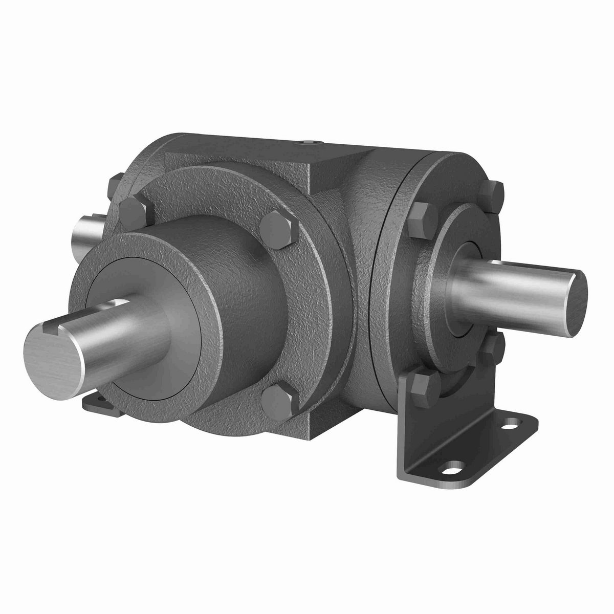 Hub City Bevel Gear Drives Cast Iron Bevel Reducer - 11 1.8/1 A,B ST