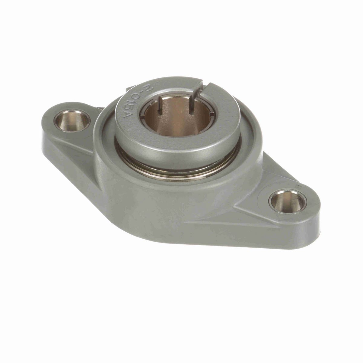 Sealmaster Mounted Composite Two Bolt Flange Ball Bearing - 52100 Bearing Steel, Phosphorus Nickel Coated - Concentric Lock - Corrosion Resistant - Reduced Maintenance - Lubed for Life - CRFTC-PN16T RMW