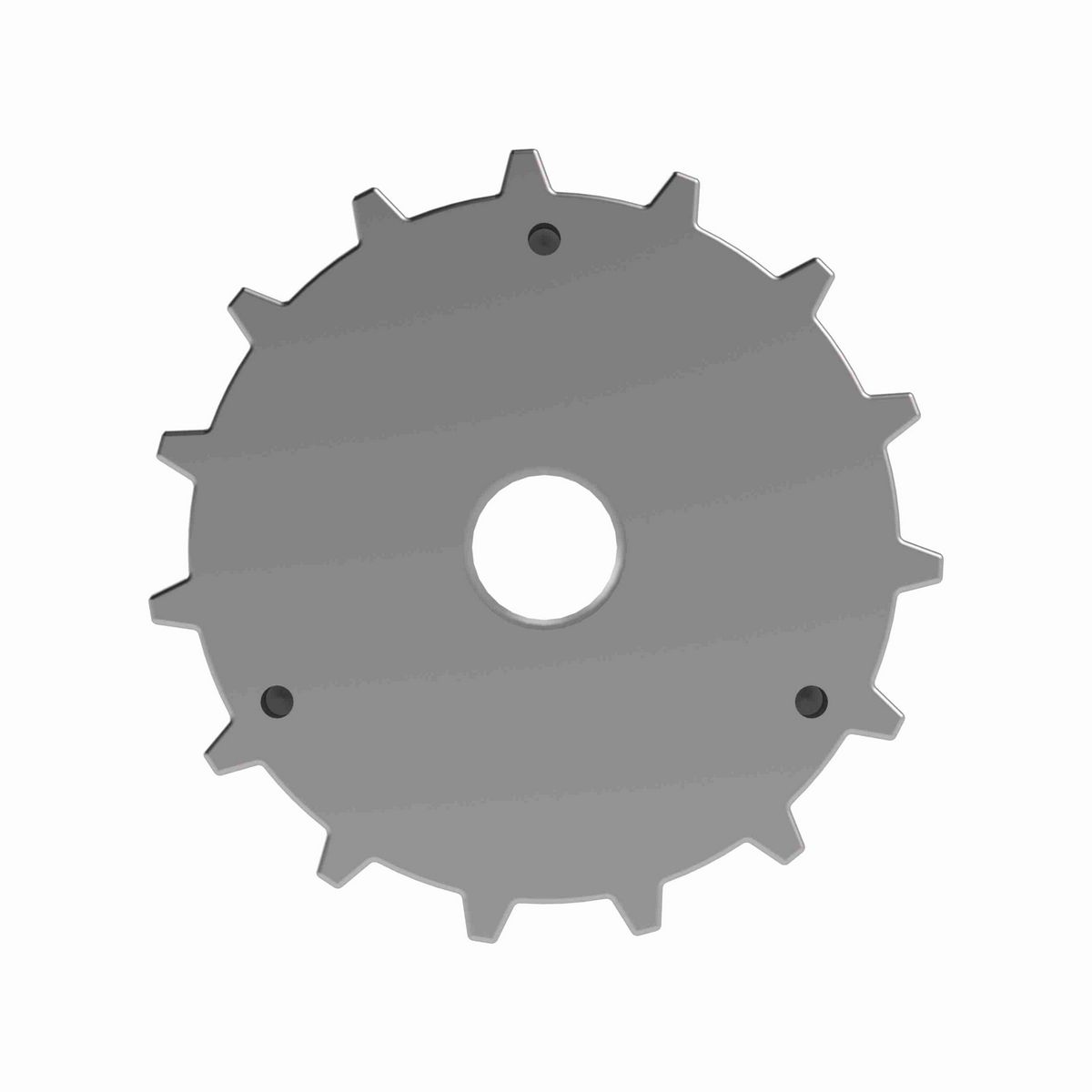 Rexnord 815 Series Solid One Piece Cast Iron Sprocket with 15 Teeth and a 3/4in Round Rough Stock Bore (RSB) - 401-194-23