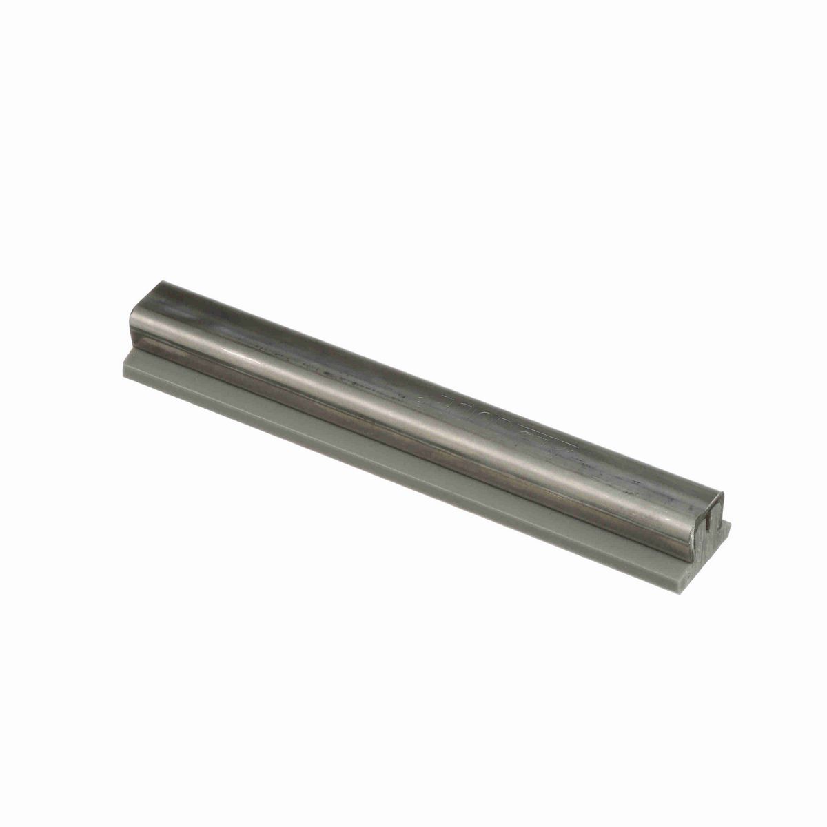 System Plast Wide Flat Guide Rail: 1"W X 0.69"H X 96"L Grey Nolu-S - VG-SSWF-NS-8