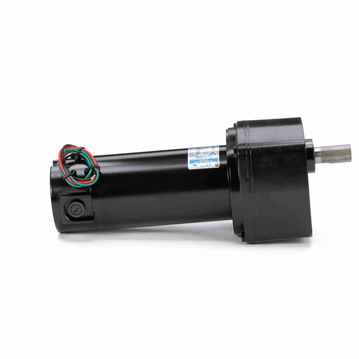 LEESON Parallel Shaft Gearmotor, 0.25 HP, 90 V, 50 RPM, 34 Frame, TENV - M1135109.00