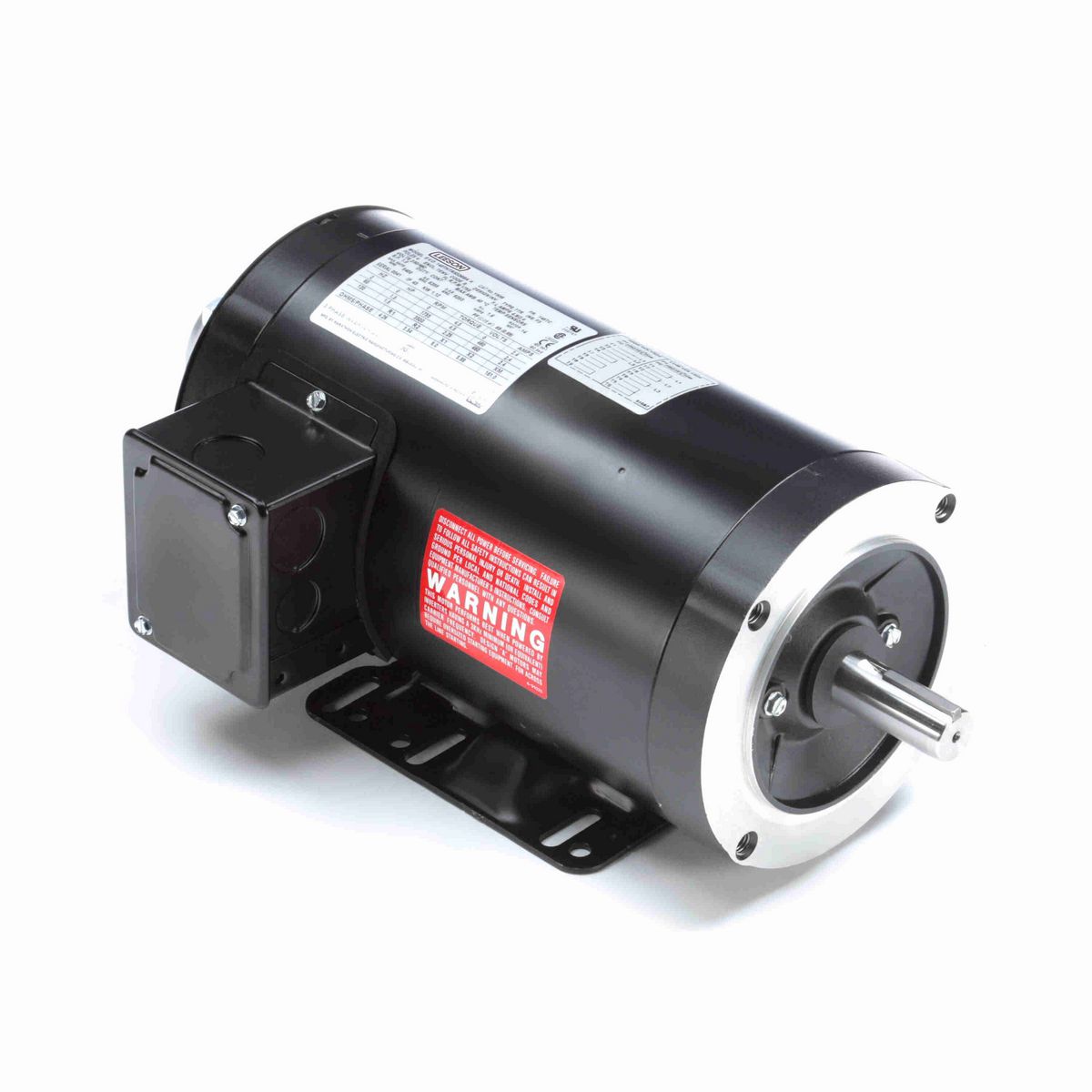 LEESON Speed Ratio Motor, 1.50 HP, 3 Ph, 60 Hz, 230/460 V, 1800 RPM, 145TC Frame, TENV - Y538